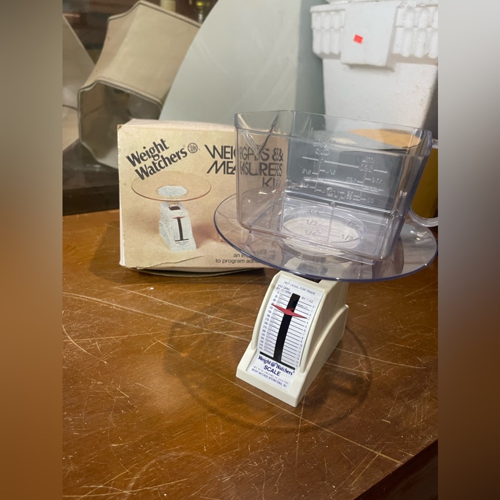 Vintage weight watchers scale